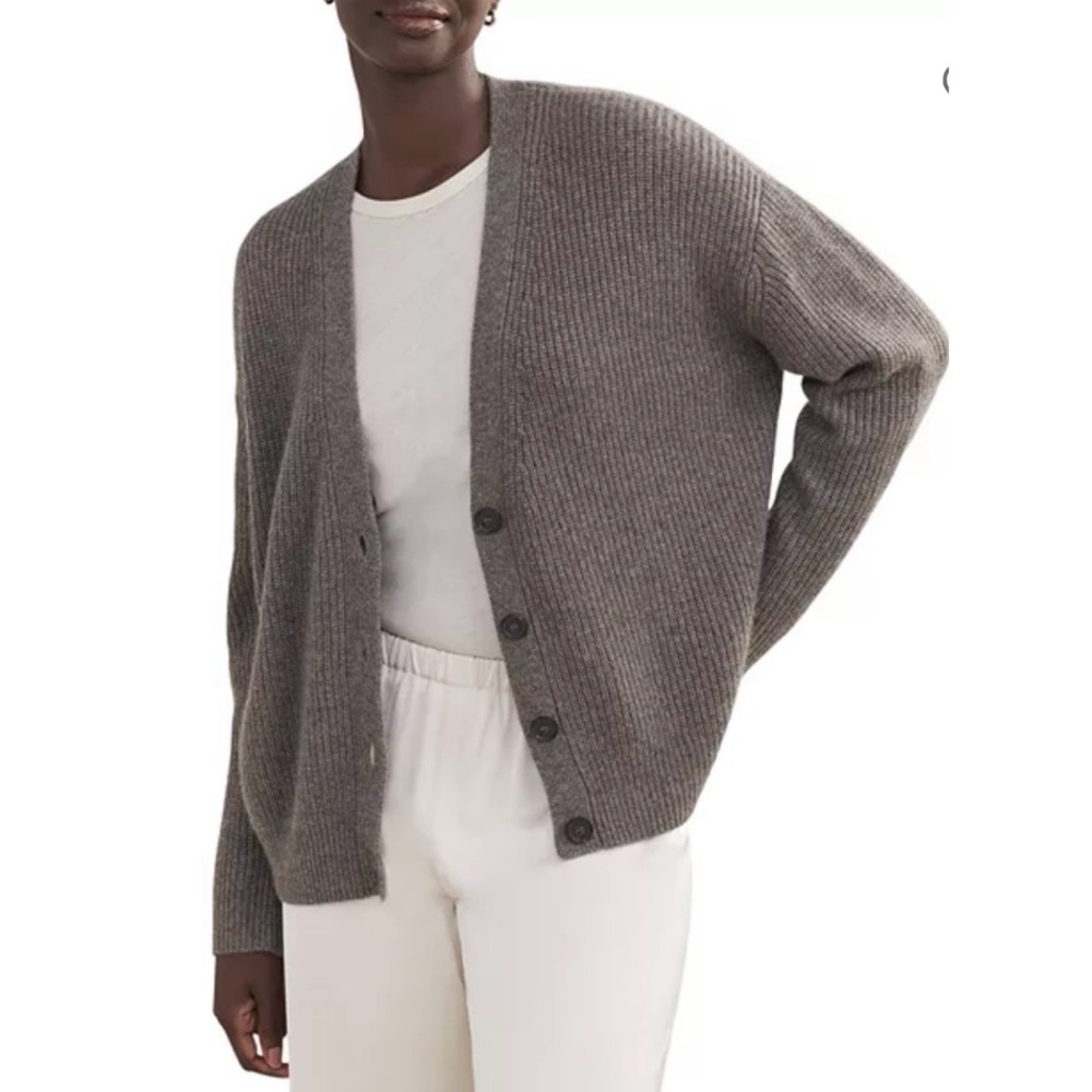 Jenni Kayne 100% Cashmere Cropped Cocoon Cardigan XL - Picture 5 of 12